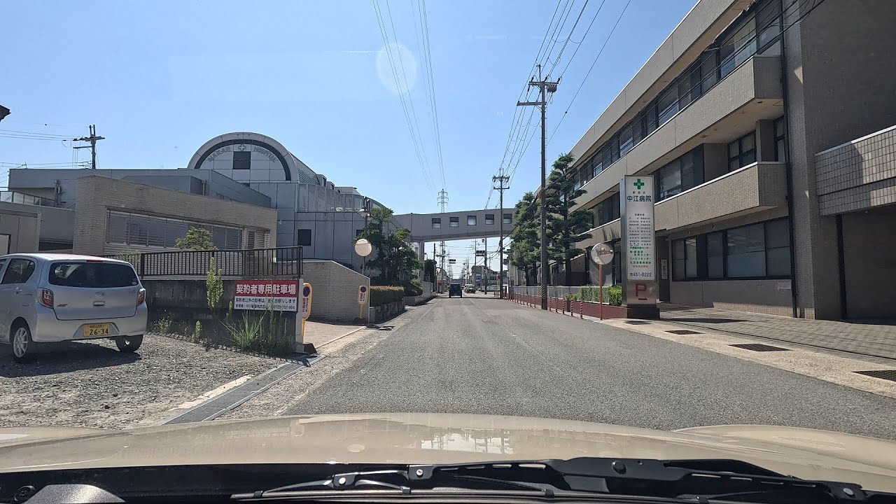 和歌山市道　楠見111号線【中江病院前の道】