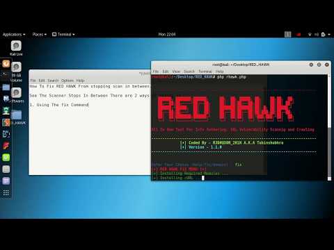 How To Fix RED HAWK From Quitting Scan In Between. (Installing Required Modules)