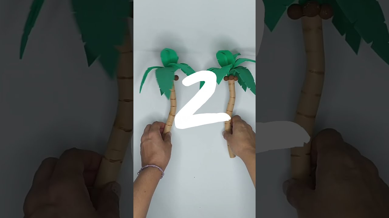 Palmera 3D en foami / gomaeva 