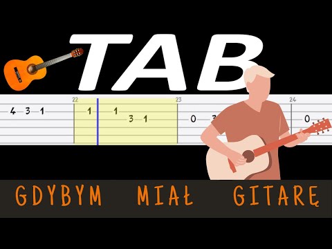 🎸 Gdybym miał gitarę - melodia TAB (gitara) 🎵 TABY I NUTY W OPISIE 🎼