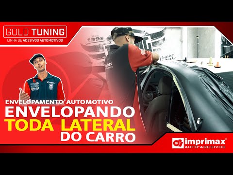 TUTORIAL DE ENVELOPAMENTO AUTOMOTIVO | APLICAÇÃO NA LATERAL DO CARRO