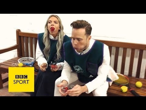 Wimbledon 2017: Olly Murs and Louisa Johnson go head-to-head - BBC Sport