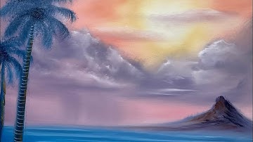S3 Ep 5 - Sunset Beach - Sunday Seascapes LIVE Oil Painting Tutorial