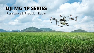 Agricultural Drone Sprayer from DJI MG 1P SERIES Interference Resistance & Precision Radar