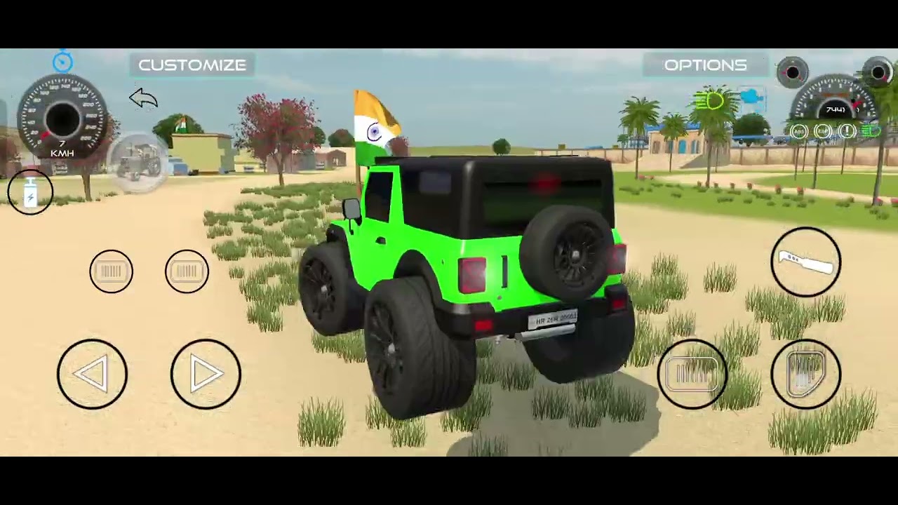 Thar wala game (Mahindra Thar modification 😈) Thar car game/Thar car 