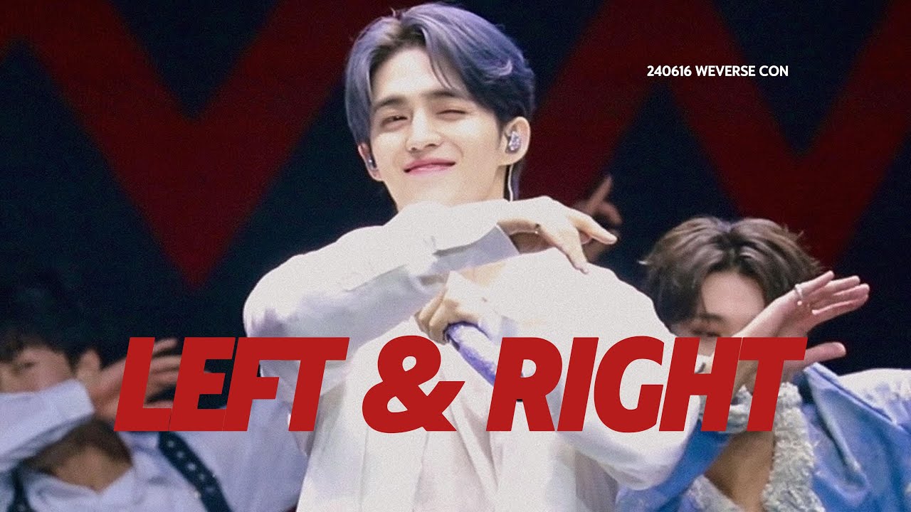 [4K] 240616 Weverse Con Seventeen ‘Left & Right' S.COUPS Focus 세븐틴 에스쿱스 최승철 직캠
