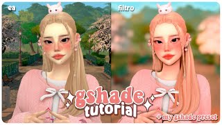 ¡HAZ que Los Sims 4 se vea MUCHO MEJOR!🌷┊Gshade Tutorial + My Preset┊Sims 4: Tutorial