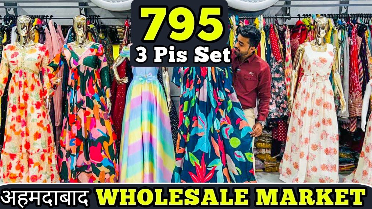 Party Wear Dresses, Ahmedabad Wholesale Market 