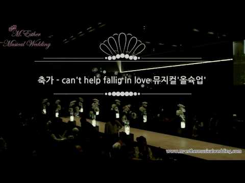 [뮤지컬웨딩 축가] can't help falling in love 하객 꽃 이벤트