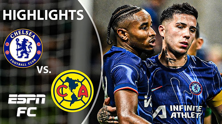 NKUNKU SCORES 🙌 Chelsea vs. Club America | Highlights | ESPN FC