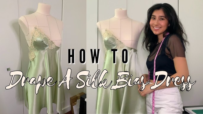 How To Drape A Halter Dress & Pattern 