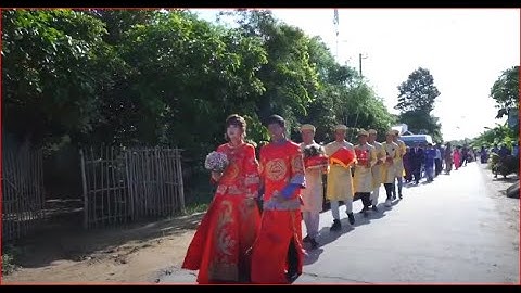 Đám Cưới Miền Tây. Lễ rước dâu theo phong tục người Hoa. Trà Cú Trà Vinh