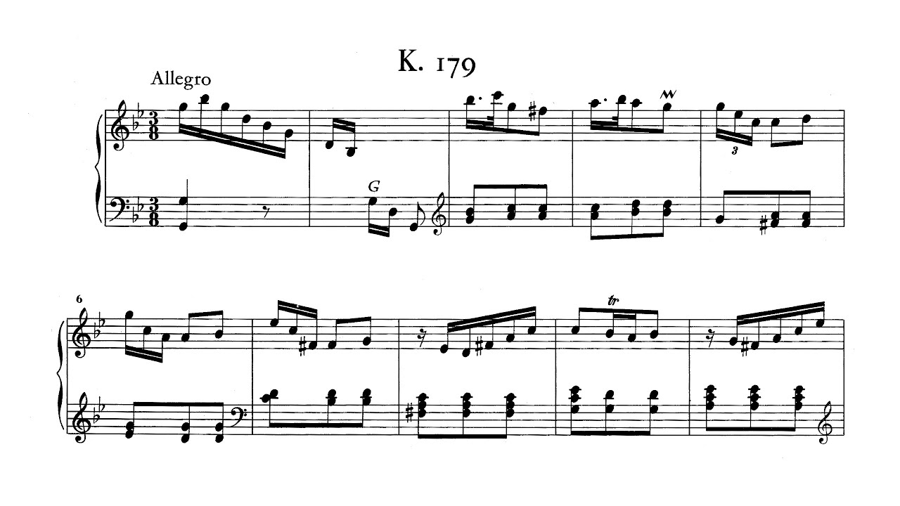 D. Scarlatti - Sonata in G minor, K.179 (David Louie)