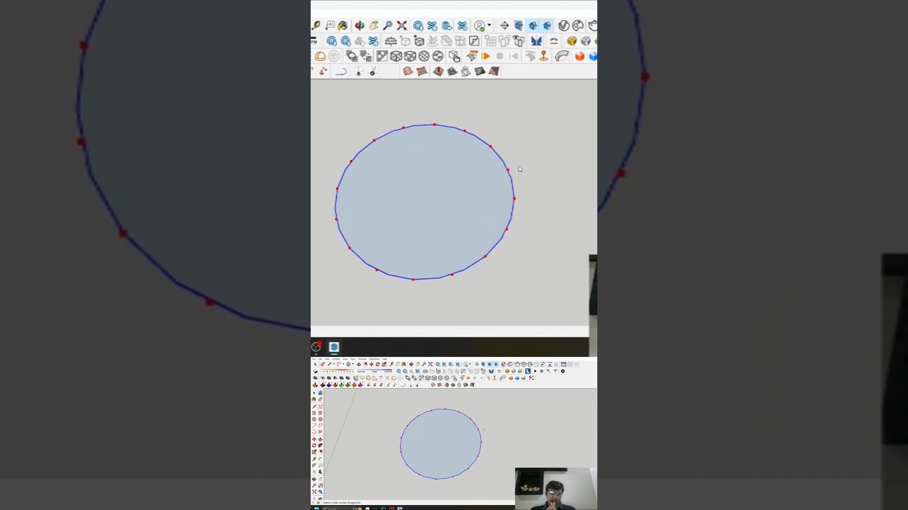 How to make super smooth curve in SketchUp !! 