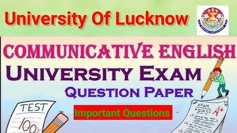 Basics Communication skills|English #language  semester 2 MCQ Lucknow University|Vocational Courses