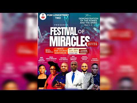 DAY 2|| FESTIVAL OF MIRACLES 2 EDITION  JUNE 24th 2026