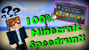 How I got the All Advancements Speedrun Record ft. Dream - Illumina [Reaction]