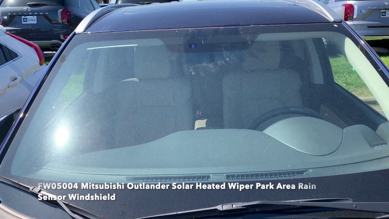 FW05004 Mitsubishi Outlander Solar Heated Wiper Park Area Rain Sensor