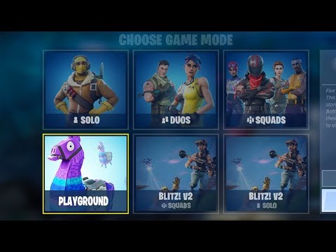 NEW FORTNITE UPDATE! NEW PLAYGROUND LTM GAMEMODE IN FORTNITE! (FORTNITE BATTLE ROYALE)