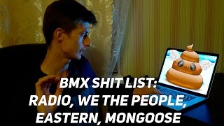 SHIT LIST BMX: самые плохие байки от Radio, We The People, Eastern