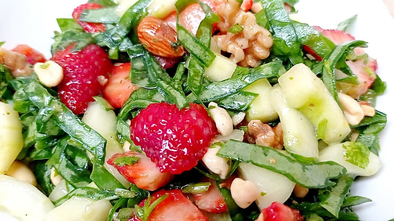 🥗🍓 Rico, fácil y saludable, todo lo que necesitas lo tienes en esta receta. 🤤