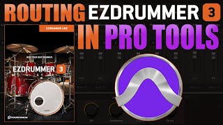 картинка: Маршрутизация EZdrummer 3 в Pro Tools