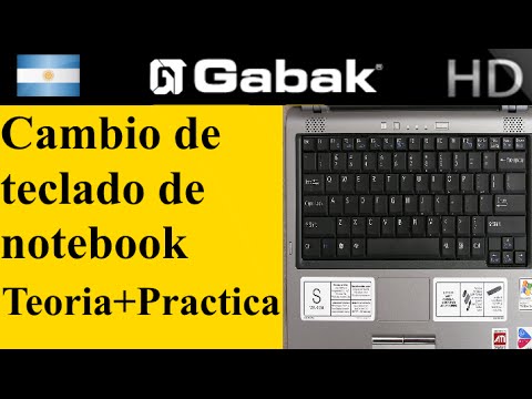 Como cambiar el teclado de cualquier notebook - YouTube