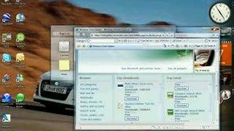 How to use the windows sidebar in windows vista