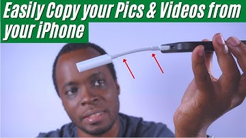 Easily COPY PICTURES AND VIDEOS from iPhone to SD card. Apple Lightning to SD card Reader Review