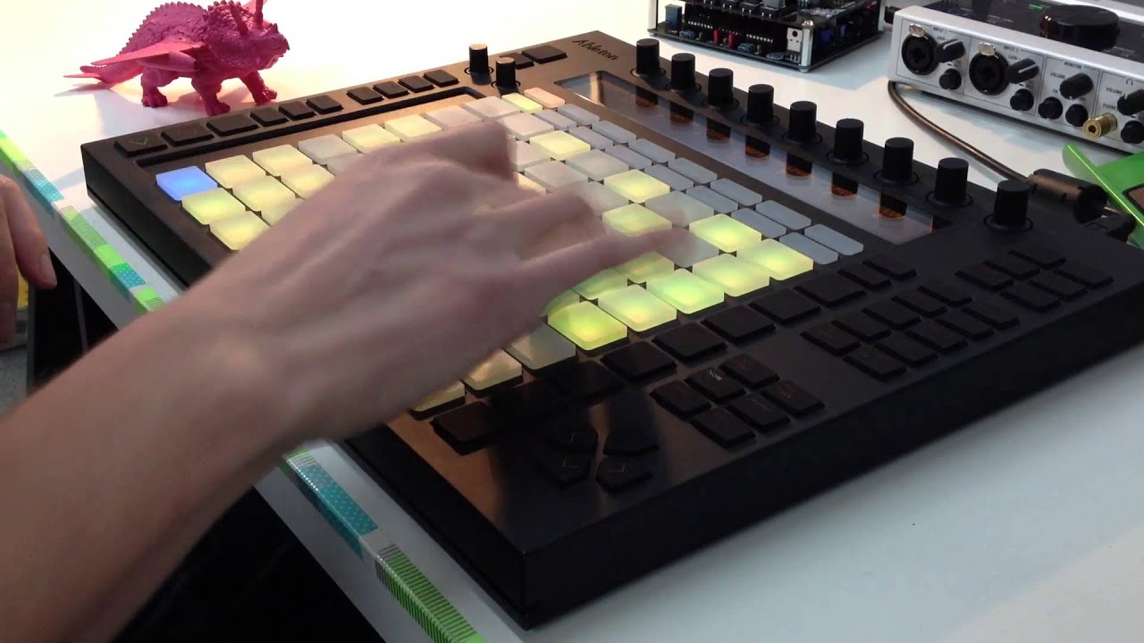 Ally Mobbs - sailifri - ableton push 64 pad drum rack mode