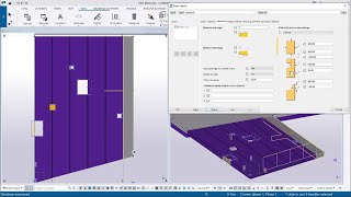 Modify a slab using Floor layout Advanced tab