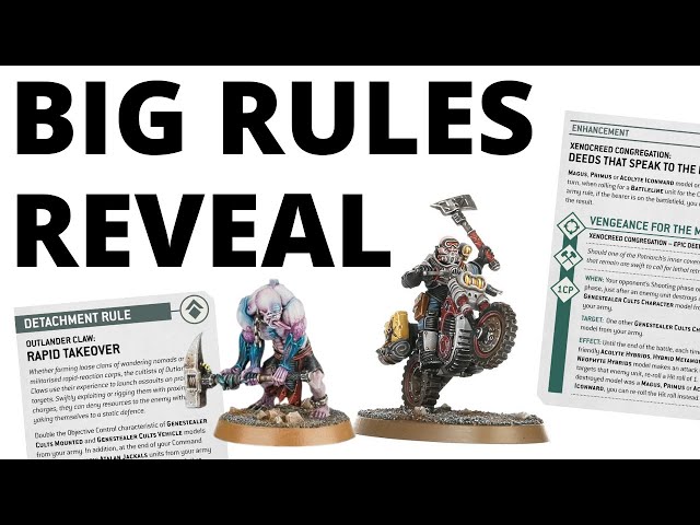 HUGE Genestealer Cult Detachment Reveals - Melee Looks SCARY Again? class=