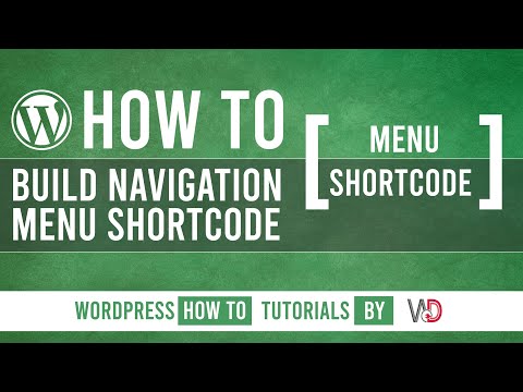 Building WordPress Navigation Menu Shortcode for Use In Posts and Pages | WordPress How to Tutorials