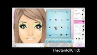 Stardoll Make-up Tutorial #3: Green Smokey Eye