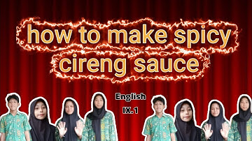 English: How to make spicy cireng sauce IX.1