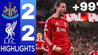 Liverpool vs Newcastle United 2-2 Highlights & dominik szoboszlai Goal • Premier League 