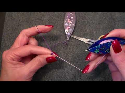 How to wind a tatting shuttle with thread 