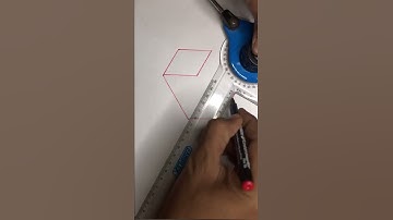 How to draw isometric drawing with the help of mini drafter.