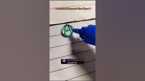 Calligraphy Bubble Name💭Tag to Aarushi🌸#shorts #nameart#letter #calligraphy #viral #share #like #yt