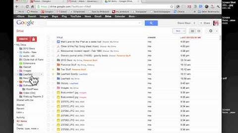 Google Drive: Searching vs Organizing