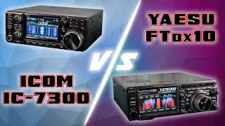 Icom IC-7300 ⚡ VS ⚡ Yaesu FTdx10 - Ein Vergleich der Funkgeräte