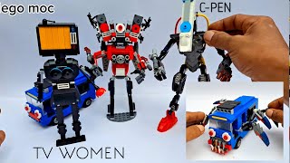 how to build Lego TAYO tvwonen DRONMAN c-pen titan speakerman skibiditoilet multiverse lego moc by LEGOKU 1,489 views 2 weeks ago 6 minutes, 25 seconds