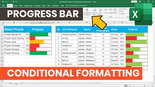 Cara Mewarnai Progress Bar di Sel Excel dengan Conditional Formatting screenshot 5