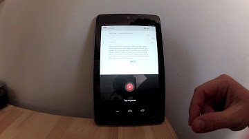 Nexus 7 Tablet Speech to Text (Voice Recognition) Jelly Bean Demo