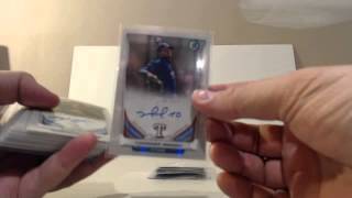 Live Group Breaks 5 Case 2014 Bowman Jumbo Hit Recap #4