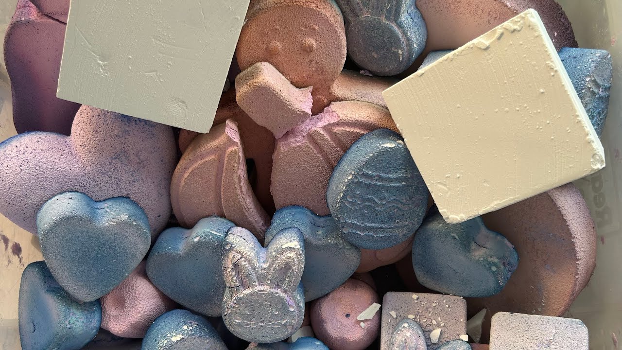 Variety mass crush | Asmrgymchalk | satisfying | satisfying | crunchy | powdery 