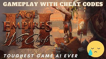 Age of Empires 3 - The WarChiefs - Part 1 - With Cheat Codes - OMG! LOW SPEC GAMING...