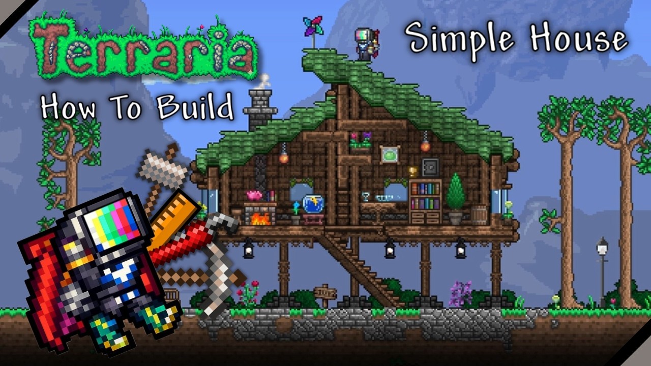 Terraria How To Build A Simple House - Step-By-Step Tutorial - MISTER ...