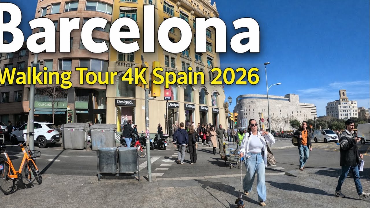 barcelona, Spain 🌞 2026 ful City walk | 4k Walking Tour