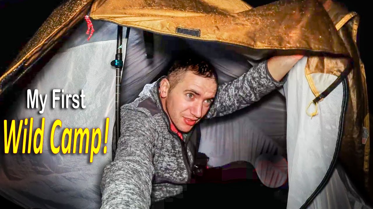 My FIRST Ever Wild CAMP | Paranoia & Irrational FEAR of Camping Solo in the Woods